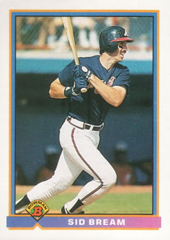 1991 Bowman #585 Sid Bream Front