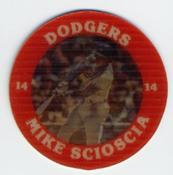 1987 7-Eleven Super Star Sports Coins: West Region #XII AH Mike Scioscia Front