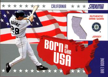 2003 Stadium Club - Born in the USA Relics #USA-BB Bret Boone Front