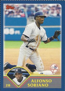 2003 Topps - Box Bottoms #90 Alfonso Soriano Front