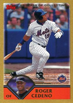 2003 Topps - Gold #547 Roger Cedeno Front