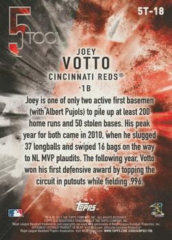 2017 Topps 5 Tool 5x7 #5T-18 Joey Votto Back