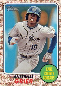 2017 Topps Heritage Minor League #71 Anfernee Grier Front