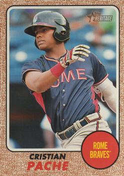 2017 Topps Heritage Minor League #168 Cristian Pache Front