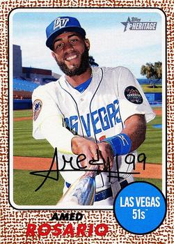 2017 Topps Heritage Minor League #1 Amed Rosario Front