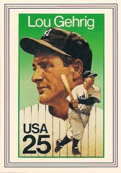 1989 U.S. Postal Service Baseball Legends #NNO Lou Gehrig Front