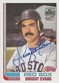 2003 Topps All-Time Fan Favorites - Archives Autographs #FFA-DEV Dwight Evans Front
