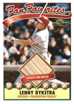 2003 Topps All-Time Fan Favorites - Relics #FFR-LD Lenny Dykstra Front