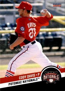 2015 Choice Potomac Nationals #5 Cody Davis Front