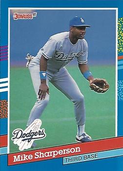 1991 Donruss #168 Mike Sharperson Front