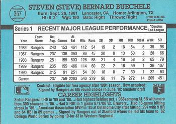 1991 Donruss #357 Steve Buechele Back