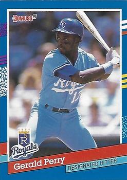 1991 Donruss #130 Gerald Perry Front