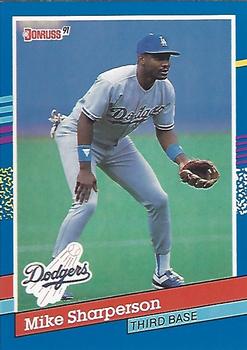 1991 Donruss #168 Mike Sharperson Front