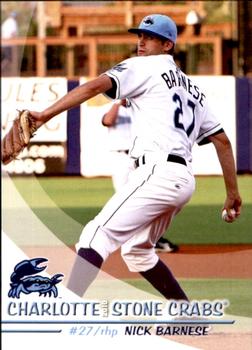 2010 Grandstand Charlotte Stone Crabs #NNO Nick Barnese Front