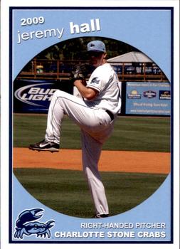 2009 Grandstand Charlotte Stone Crabs #NNO Jeremy Hall Front