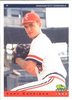 1993 Classic Best Johnson City Cardinals #8 Cory Corrigan Front