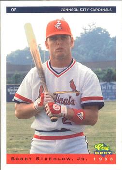 1993 Classic Best Johnson City Cardinals #22 Bobby Strehlow, Jr. Front