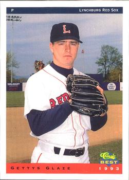 1993 Classic Best Lynchburg Red Sox #10 Gettys Glaze Front
