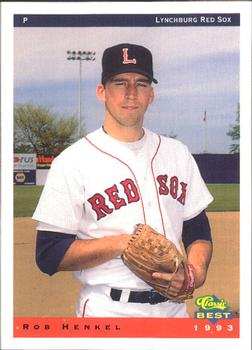 1993 Classic Best Lynchburg Red Sox #12 Rob Henkel Front