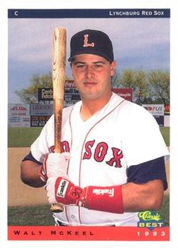 1993 Classic Best Lynchburg Red Sox #19 Walt McKeel Front