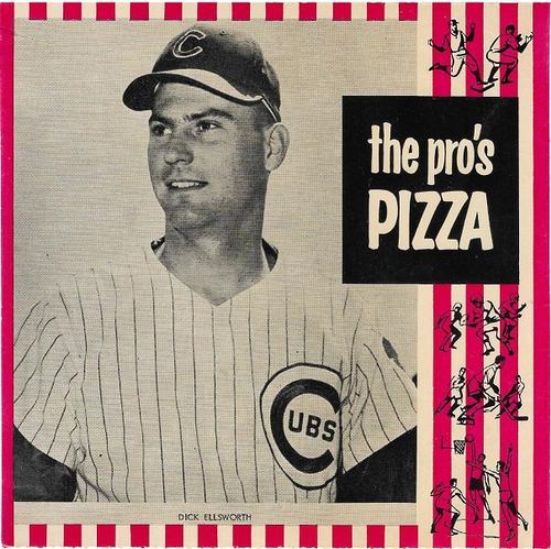 1966 Pro's Pizza Chicago Cubs #NNO Dick Ellsworth Front