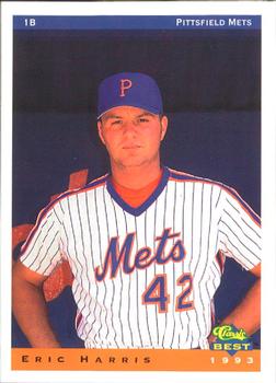 1993 Classic Best Pittsfield Mets #9 Eric Harris Front