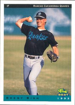 1993 Classic Best Rancho Cucamonga Quakes #4 Brent Bish Front