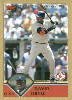 2003 Topps Traded & Rookies - Gold #T52 David Ortiz Front