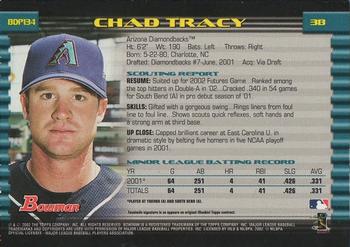 2002 Bowman Draft Picks & Prospects #BDP134 Chad Tracy Back