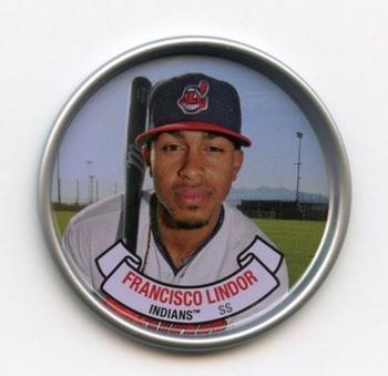 2017 Topps Archives - Manufactured Topps Coins #C-11 Francisco Lindor Front