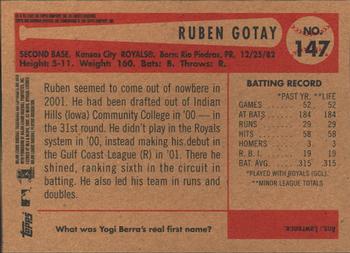 2002 Bowman Heritage #147 Ruben Gotay Back