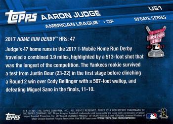 2017 Topps Update #US1 Aaron Judge Back