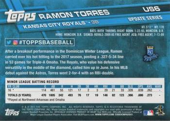 2017 Topps Update #US6 Ramon Torres Back