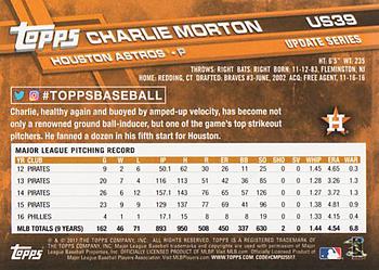2017 Topps Update #US39 Charlie Morton Back