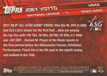 2017 Topps Update #US43 Joey Votto Back