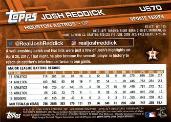 2017 Topps Update #US70 Josh Reddick Back