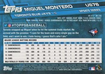 2017 Topps Update #US76 Miguel Montero Back