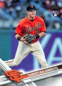 2017 Topps Update #US25 Christian Arroyo Front