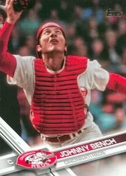 2017 Topps Update #US43 Johnny Bench Front