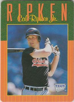 1996 Team Metal Cal Ripken, Jr. #1 Cal Ripken Jr. Front
