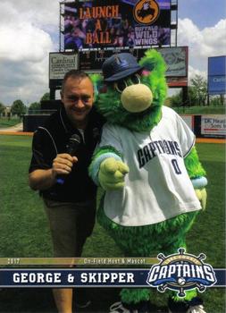 2017 Grandstand Lake County Captains #NNO George & Skipper Front