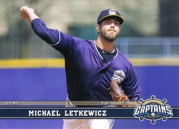 2017 Grandstand Lake County Captains #NNO Michael Letkewicz Front