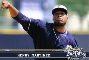 2017 Grandstand Lake County Captains #NNO Henry Martinez Front