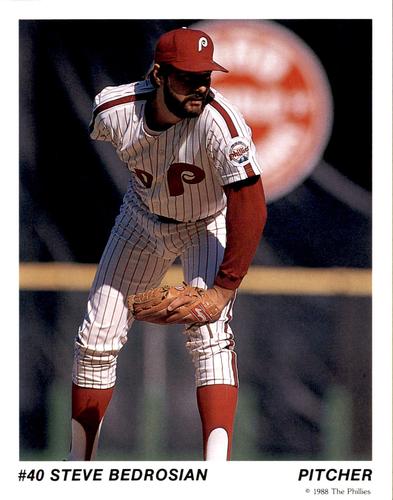 1988 Tastykake Philadelphia Phillies #NNO Steve Bedrosian Front