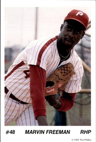 1987 Tastykake Philadelphia Phillies #NNO Marvin Freeman Front