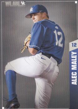 2017 Kentucky Wildcats #22 Alec Maley Front