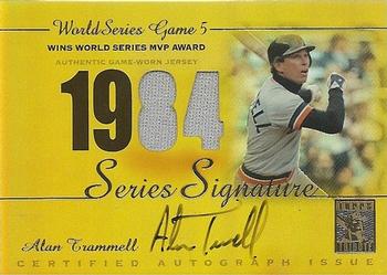 2003 Topps Tribute World Series - Signature Relics Gold #AT Alan Trammell Front