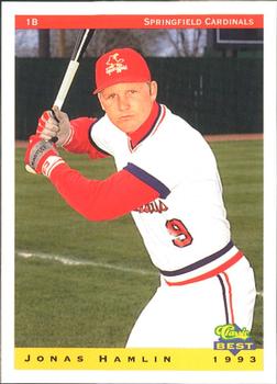1993 Classic Best Springfield Cardinals #12 Jonas Hamlin Front