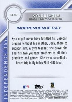 2017 Topps - Independence Day #ID-10 Kyle Seager Back