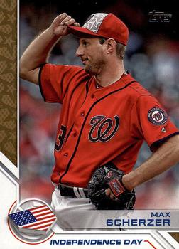 2017 Topps - Independence Day #ID-18 Max Scherzer Front